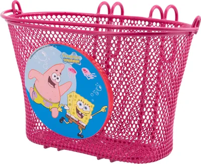 Zdjęcie produktu dla Koszyk dziecięcy Bike Fashion "Spongebob Metal Pink różowy, fioletowy, kolorowy