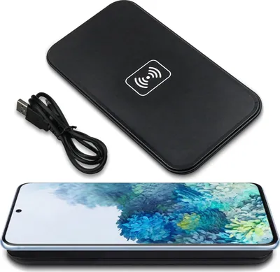 Produktbild von QI Wireless Ladestation für Samsung Galaxy S20 Ultra Kabellos Charger Ladegerät