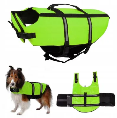 Image de DKM Gilet de Sauvetage Chien Fluo XS Réflecteur
