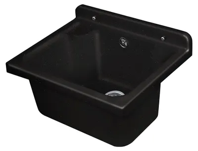 Produktbild von Negrari Waschbecken für Wandmontage, aus Harz, beständig gegen Säuren der üblich