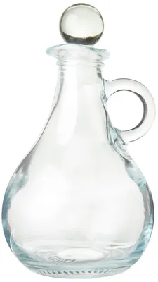 Ölflasche mit Ausgießer, 300 ml, durchsichtiges Glas
