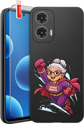 Imagen del producto de Funda para Motorola Moto G35 5G con diseños coloridos + cristal protector 9H
