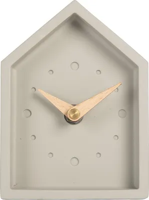 Obrázek produktu pro Stolní hodiny Clayre & Eef 10x4x13 cm šedý kov