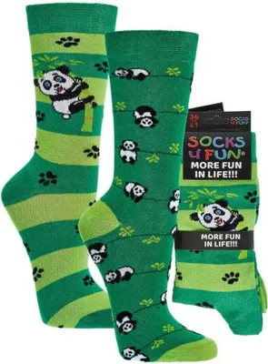 Produktbild von Socks4fun Panda Socken - Niedliches Tierdesign, 2er-Pack, 42-47