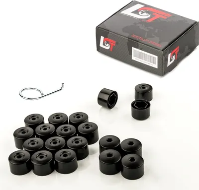 Produktbild von 20x Radschrauben Kappen 17mm diebstahlhemmend Abzieher für SEAT für SKODA für VW