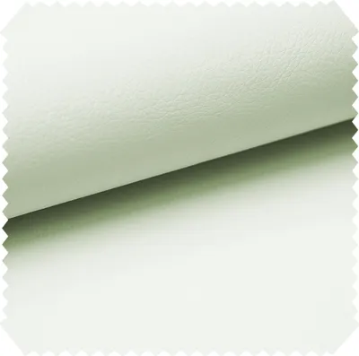 Produktbild von novely® SOLTAU - Weiches PolyurethanKunstleder - Robuster Polsterstoff - Möbelstoff in Echtleder-Optik - Pflegeleichte Meteware 1lfm - Farbe: 05 Weiß Grün------------