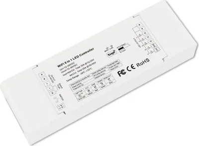Produktbild von ISOLED Sys-Pro + Zigbee 3.0 Push/Funk 1-5 Kanal Multi-PWM-Dimmer, 12-24V DC 5x6A, 36-48V DC 5x4A