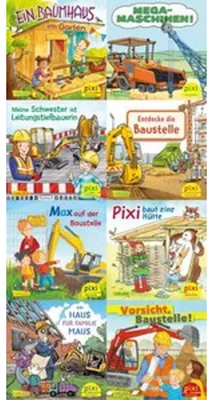 Produktbild von Pixi-8er-Set 311: Pixi auf der Baustelle (8x1 Exemplar)