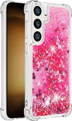 Produktbild von Samsung Galaxy S26 Hülle - Coverup Liquid Glitzer Back Cover - Rosa