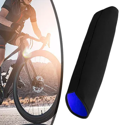 Produktbild von E-Bike Akkuschutzhülle - 53 x 37 cm - Wasserdichte Akkuabdeckung - Schutz vor Regen, Staub und Schmutz - Universell für E-Bikes und Fahrräder - Blau