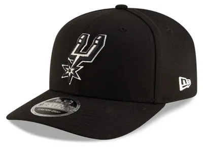 Produktbild von New Era NBA Team 9SEVENTY Stretch Snap Cap San Antonio Spurs black