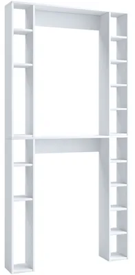 Produktbild von TinoliXL Kleiderschrank Schrank für Waschmaschine weiß.