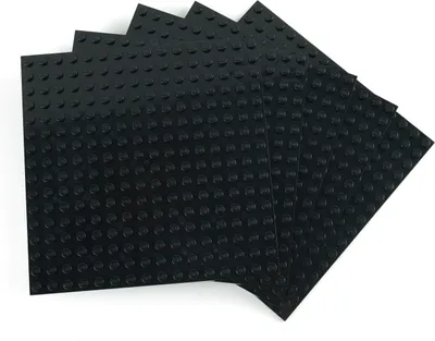 Produktbild von LEGO® 16x16 Platten Bauplatten Schwarz Beidseitig bebaubar - 91405 NEU! Menge 5x
