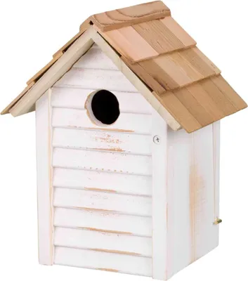 Produktbild von TRIXIE Nistkasten für Kleinmeisen  - weiß - 18 × 24 × 15 cm/ø 3 cm