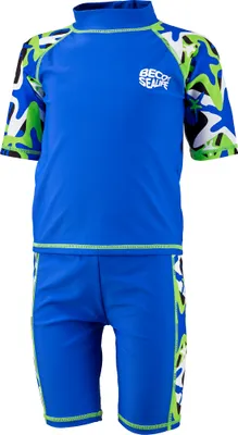 Produktbild von BECO the world of aquasports Badeanzug BECO-SEALIFE® UV50+ Schutzanzug mit sicherem Sonnenschutz blau 104/110 A