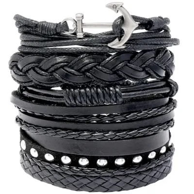Image de Bracelets pour hommes CO-34314 - Noir élégant KP34314