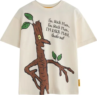 Obrázok produktu pre The Gruffalo - Detské tričko s krátkym rukávom "I'm A Stickman" NS9439 (110) (béžová)