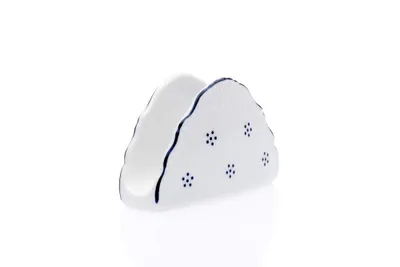 Obrázek produktu pro Stojánek na ubrousky, český porcelán, Verona, modrá valbella, G. Benedikt