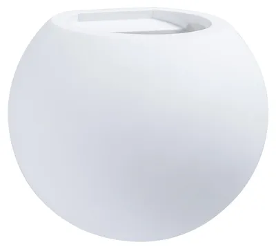 Produktbild von Wandleuchte Innen Wandlampe Flur Lampe Rund Indirektes Licht Up Down Effekt G9 Farbe Gips-Weiß Übersteichbar