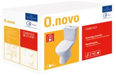 Produktbild von Villeroy & Boch O.Novo Kombipack Stand-WC + Sitzung