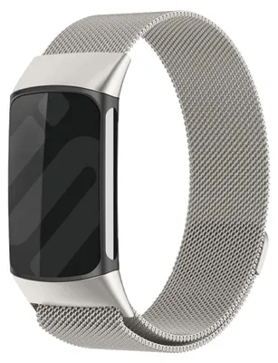 Produktbild von Strap-it Luxus-Milanese-Armband, passend für Fitbit Charge 6 (Starlight)