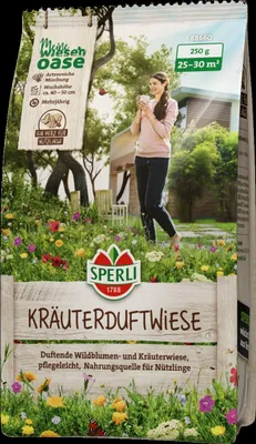 Produktbild von SPERLI Rasensamen Kräuterduftwiese für 25 bis 30 m² 0,25 kg