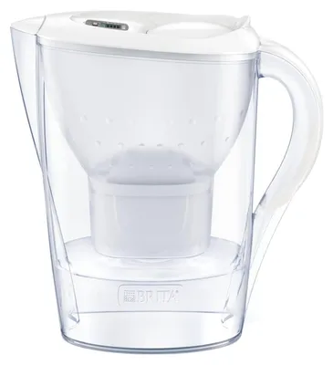 Zdjęcie produktu dla Brita Marella, Dzbanek z filtrem do wody, 2,4 l, Przezroczysty, Biały