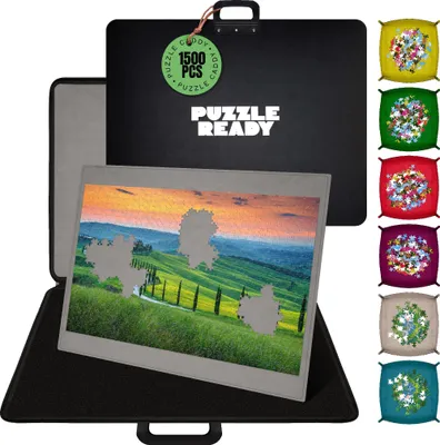 Produktbild von Puzzle Ready Tragbarer Puzzle-Organizer 1500 Teile - 6 Sortierfächer