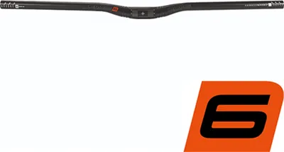 Produktbild von Ergotec Bügel LOW RISER BAR/ 31,8, 12°, Ø = 31,8mm, Aluminium, schwarz, SL 6