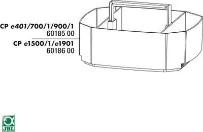 Produktbild von JBL CP e4/7/900/1 Korbeinsatz oben