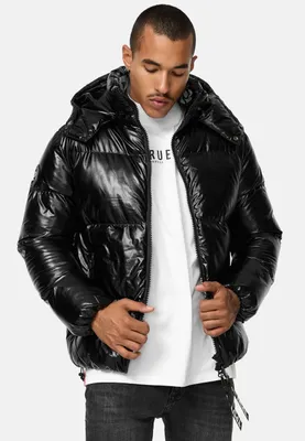 Produktbild von Constance Herren Steppjacke hochschließender Kragen Schwarz S