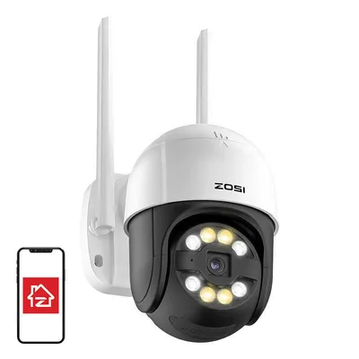 Produktbild von IP Außenkamera ZOSI C289 WiFi Pan Tilt 3MP IP66 mit 32GB microSD Karte