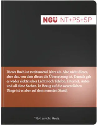 Immagine prodotto di Neue Genfer Übersetzung (NGÜ) - Neues Testament mit Psalmen und Sprüchen