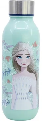 Image de Bouteille en plastique pour enfants Disney Frozen 640 ml - bouchon à vis, sans BPA, 81072