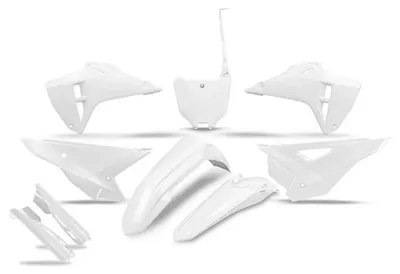 Immagine prodotto di Kit completo in plastica UFO con protezioni per forchette - bianco opaco