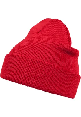 Produktbild von Urban Classics Winter Beanie - BASIC FLAP rot