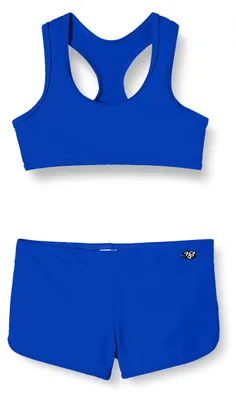 Immagine prodotto di Haute Pression Mädchen 907, costume da bagno a due pezzi, colore: blu elettrico