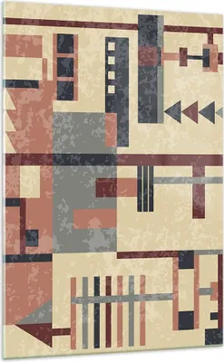 Produktbild von Bilder auf glas - Einteilig - Abstraktion modern - 70x100cm - Glasbilder - Wandbilder - Bilder - zum Aufhängen bereit - Wanddekoration aus Glas - Glas Bilder - Wandbild auf Glas - GPA70x100-3863