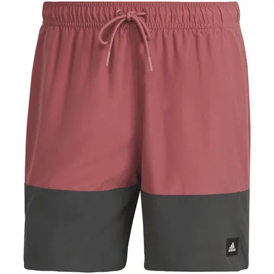 Immagine prodotto di Pantaloncini da bagno corti da uomo adidas Colorblock, taglia S, colore rosa/grigio