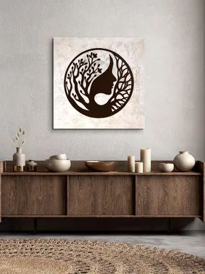 Produktbild von GEMÄLDE FRAU-Baum 80/80CM