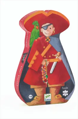 Image de Puzzle Pirates 32 pièces de Djeco Book