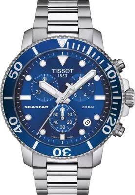 Produktbild von Tissot Seastar 1000 45,5 mm blaues Zifferblatt 300 m Chronograph