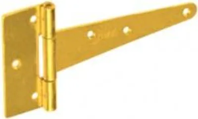 Produktbild von 10x Kreuzgehänge mit vernietetem Stift 125/35x80mm gelb verzinkt Torband