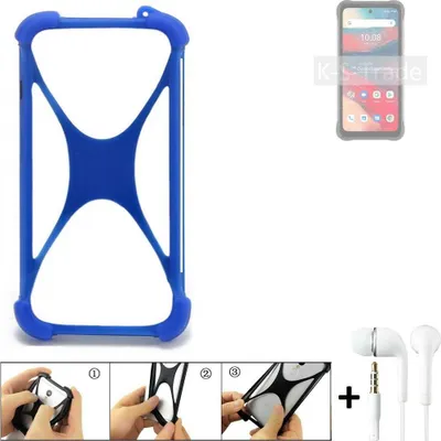 Produktbild von Bumper kompatibel mit UMIDIGI Bison GT2 Schutzhülle Handyhülle Silikon Schutz Hülle Cover Case Silikoncase Silikonbumper TPU Softcase Smartphone,