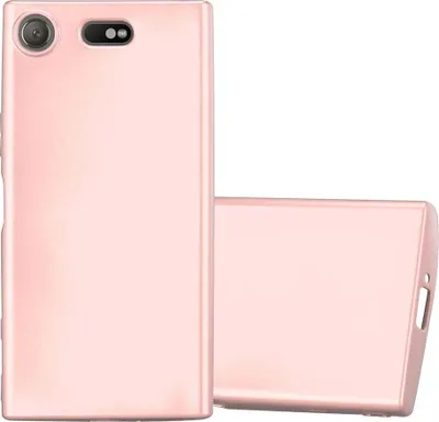 Image de Cadorabo Housse de protection pour Sony Xperia XZ1 COMPACT Housse en rose Housse de téléphone portable TPU Silicone Etui Cover Case