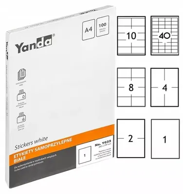 Imagen del producto de Etiquetas adhesivas NO.Y032 YANDA