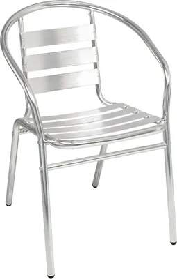 Produktbild von Linder Exclusiv Gartenstuhl MC4602 – Stapelbar, rostfrei, pflegeleicht, stabil & langlebig, modernes Design