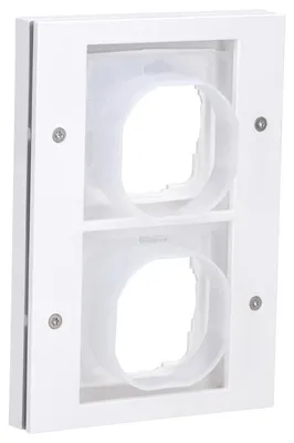 Image de GIRA Cadre de finition double 021266 TX_44 blanc pur 021266 (021266)