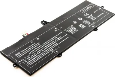 Produktbild von Akku für HP EliteBook x360 1030 G3 Li-Pol 7,7 Volt 6400 mAh schwarz