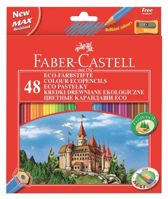 Produktbild von FABER-CASTELL Buntstift Castle 48er Kartonetui